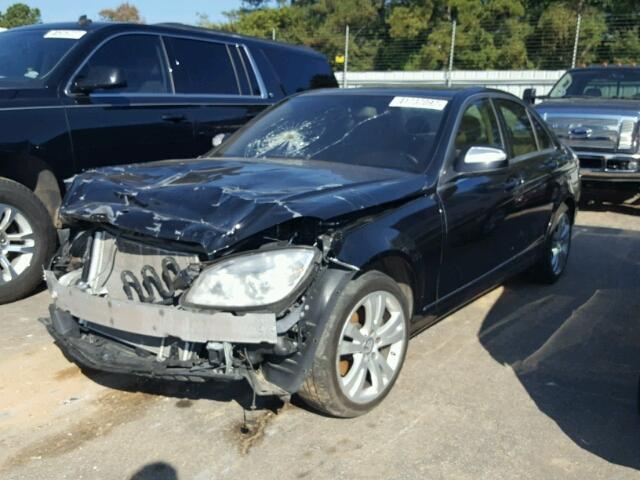 WDDGF54X19R069988 - 2009 MERCEDES-BENZ C Черный фото 2