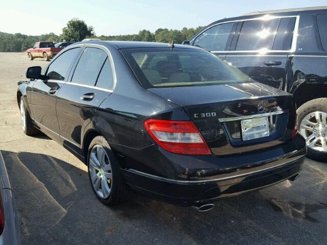 WDDGF54X19R069988 - 2009 MERCEDES-BENZ C Черный фото 3
