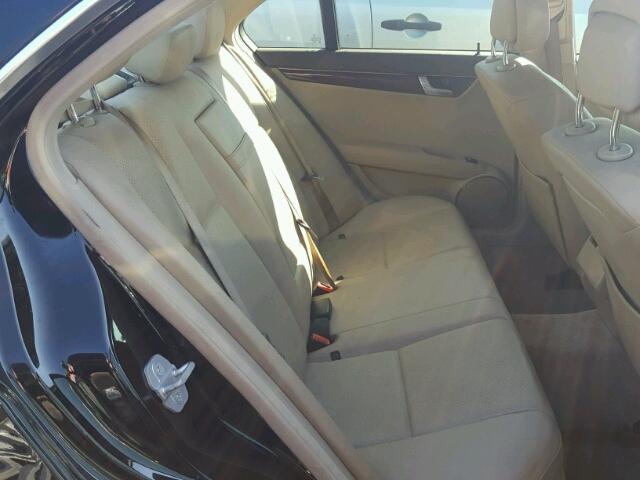 WDDGF54X19R069988 - 2009 MERCEDES-BENZ C Черный фото 6