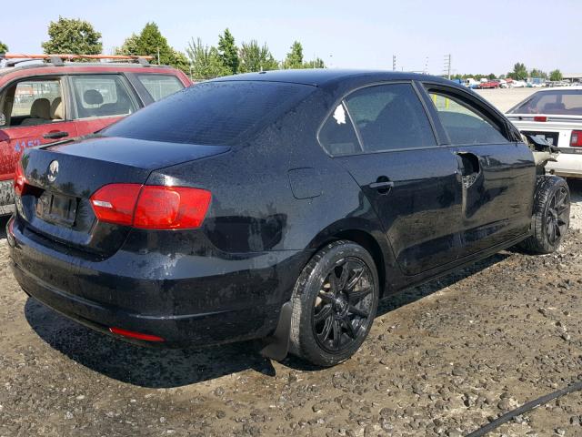 3VW2K7AJ6CM423991 - 2012 VOLKSWAGEN JETTA BASE Սև լուսանկար 4