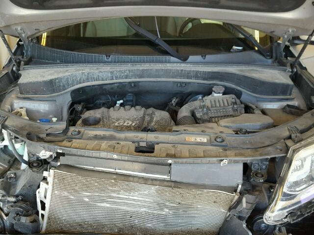 5XYKTCA6XFG582423 - 2015 KIA SORENTO SILVER photo 7