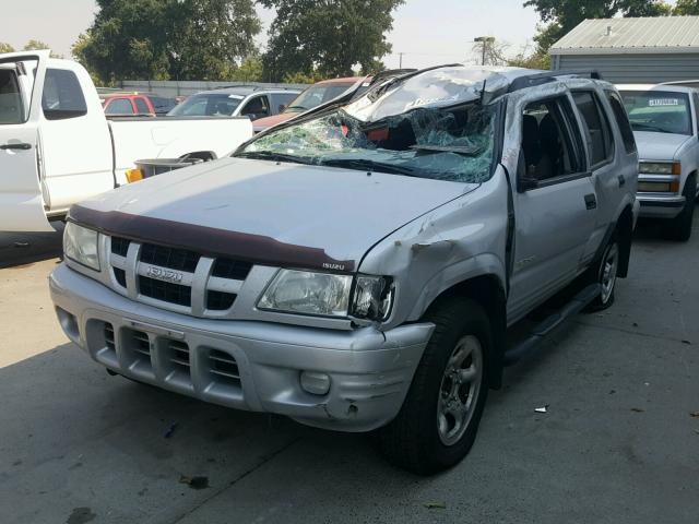 4S2CK58W934302692 - 2003 ISUZU RODEO S SILVER photo 2