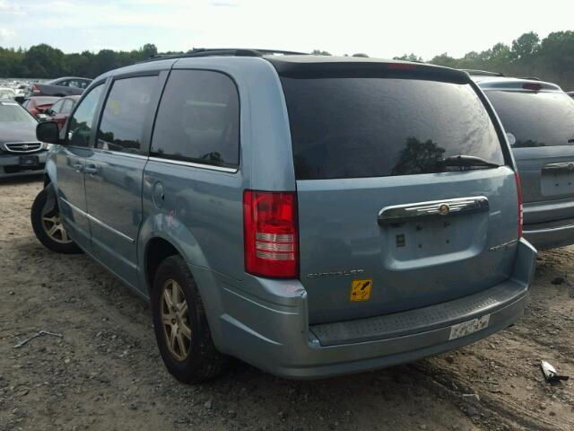 2A8HR54199R589814 - 2009 CHRYSLER TOWN & COU BLUE photo 3