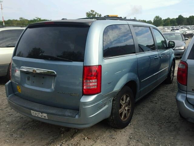 2A8HR54199R589814 - 2009 CHRYSLER TOWN & COU BLUE photo 4