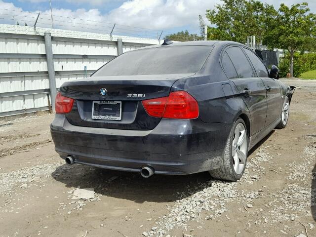 WBAPM7C51AE192341 - 2010 BMW 335 BLUE photo 4