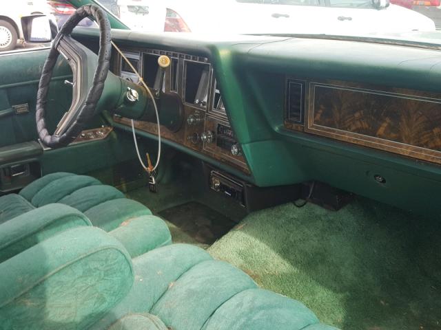 7Y89A821671 - 1977 LINCOLN MARK VII GREEN photo 9