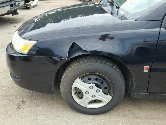 1G8AG52F24Z190958 - 2004 SATURN ION LEVEL BLACK photo 9