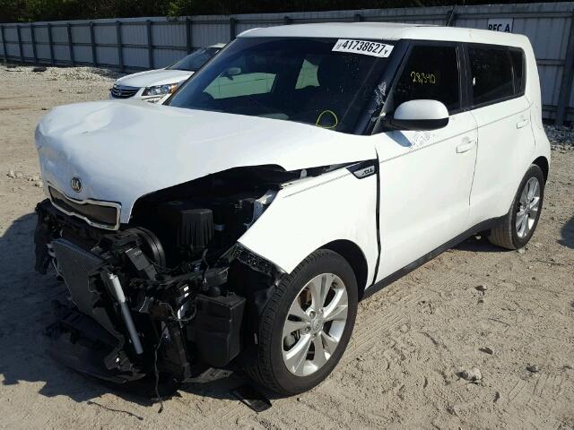 KNDJP3A56F7796359 - 2015 KIA SOUL + WHITE photo 2