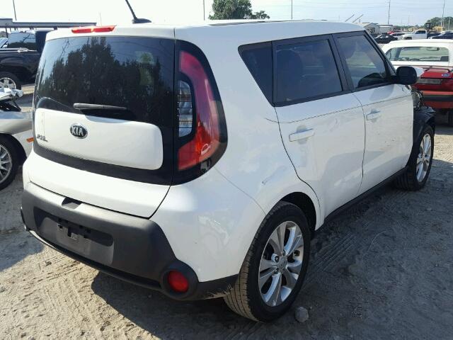 KNDJP3A56F7796359 - 2015 KIA SOUL + WHITE photo 4