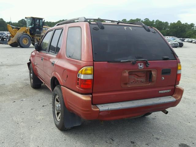 4S6CK58W2X4415890 - 1999 HONDA PASSPORT E MAROON photo 3