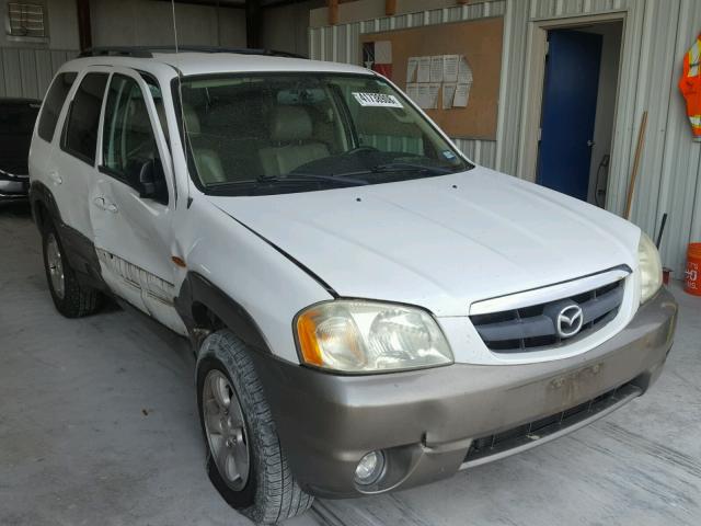 4F2CZ06194KM09322 - 2004 MAZDA TRIBUTE ES WHITE photo 1