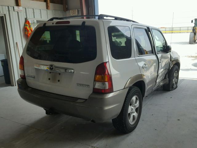 4F2CZ06194KM09322 - 2004 MAZDA TRIBUTE ES WHITE photo 4