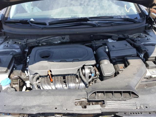 5NPE34AF5JH664449 - 2018 HYUNDAI SONATA SPO GRAY photo 7