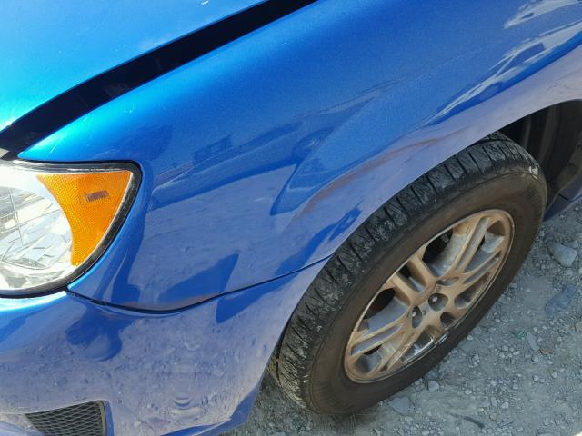 JF1SG66668H707092 - 2008 SUBARU FORESTER S BLUE photo 9