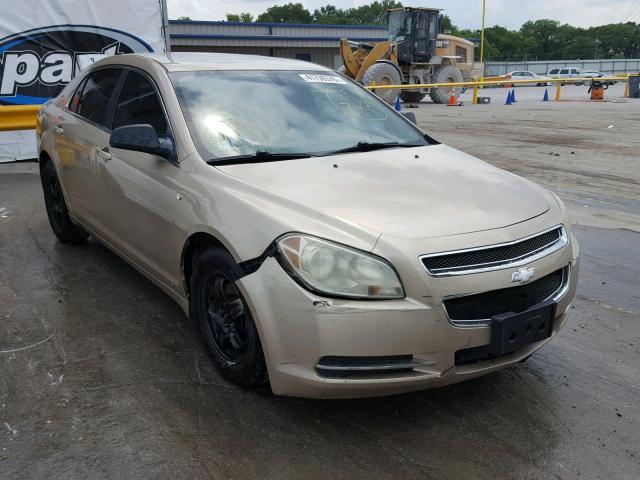 1G1ZG57B58F233932 - 2008 CHEVROLET MALIBU LS 金色 照片 1