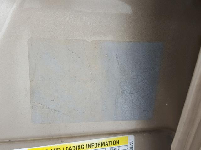 1G1ZG57B58F233932 - 2008 CHEVROLET MALIBU LS 金色 照片 10