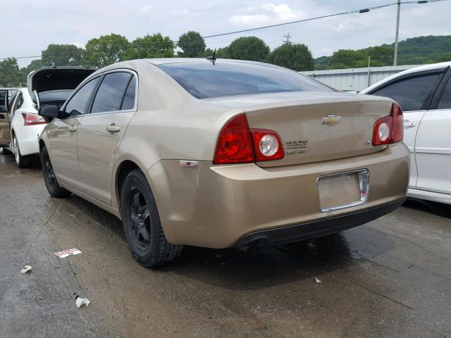 1G1ZG57B58F233932 - 2008 CHEVROLET MALIBU LS 金色 照片 3
