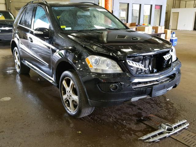 4JGBB22E58A427960 - 2008 MERCEDES-BENZ ML 320 CDI BLACK photo 1