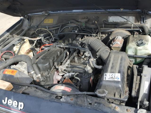 1J4FJ57S3ML548374 - 1991 JEEP CHEROKEE L BLACK photo 7