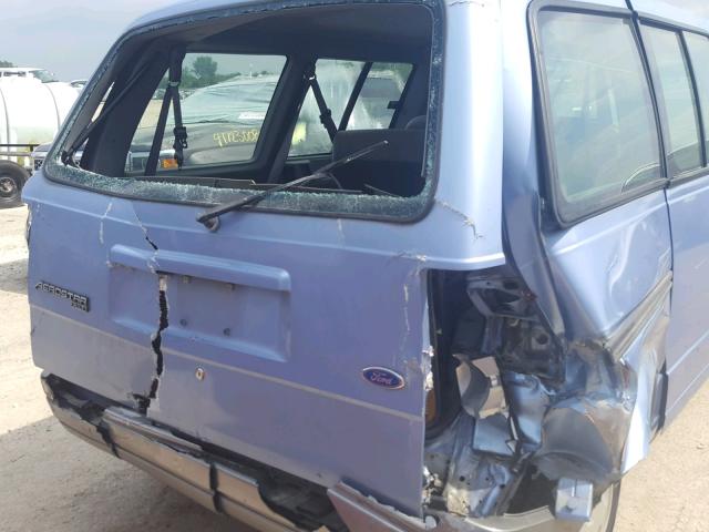 1FMDA11U3VZC24612 - 1997 FORD AEROSTAR BLUE photo 9