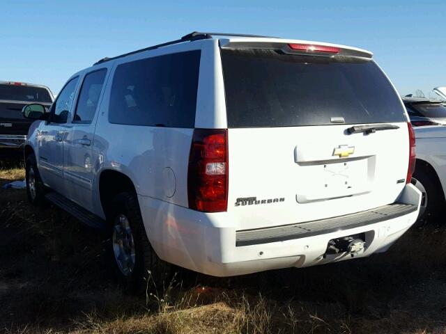 1GNSCJE02CR228359 - 2012 CHEVROLET SUBURBAN WHITE photo 3