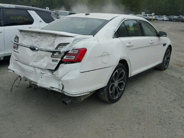 1FAHP2KT2FG120776 - 2015 FORD TAURUS WHITE photo 4