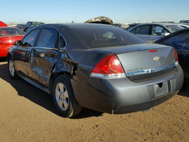 2G1WB5EK9A1235250 - 2010 CHEVROLET IMPALA GRAY photo 3