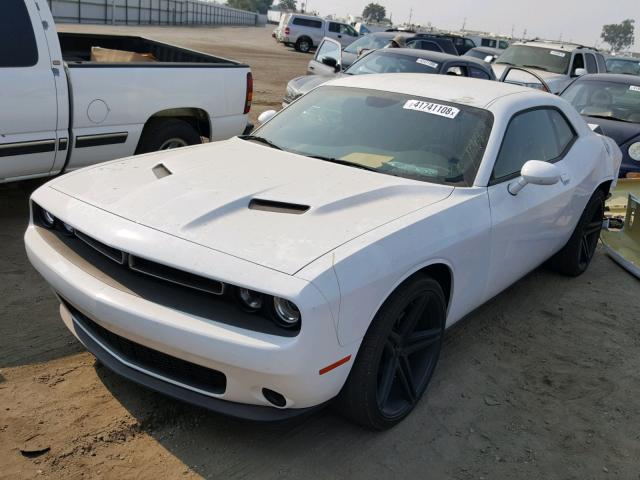 2C3CDZAG4HH573416 - 2017 DODGE CHALLENGER WHITE photo 2