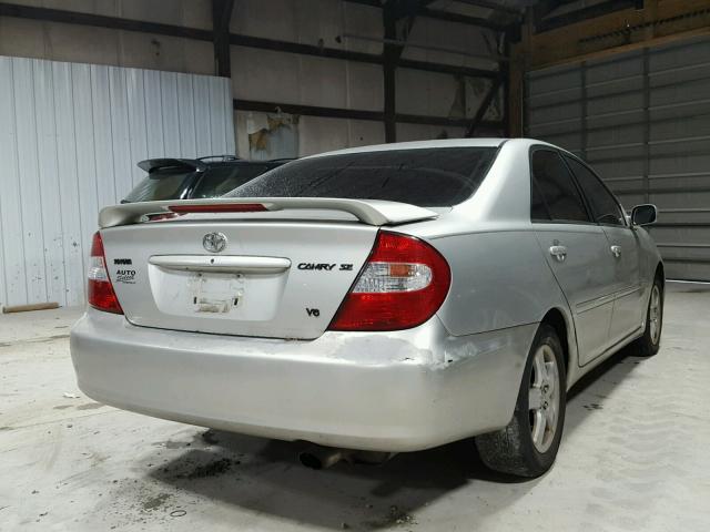 4T1BF32K02U520732 - 2002 TOYOTA CAMRY LE SILVER photo 4