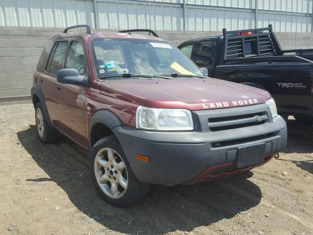 SALNY222X2A212709 - 2002 LAND ROVER FREELANDER MAROON photo 1