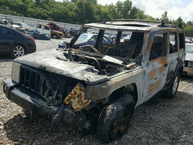 1J8HG48N86C198641 - 2006 JEEP COMMANDER BURN photo 2