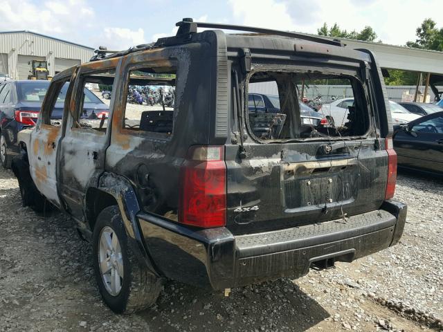 1J8HG48N86C198641 - 2006 JEEP COMMANDER BURN photo 3