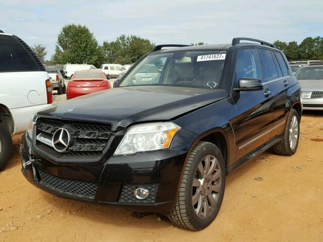 WDCGG5GB3CF759722 - 2012 MERCEDES-BENZ GLK 350 BLACK photo 2