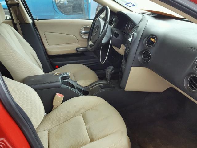 2G2WP552281158793 - 2008 PONTIAC GRAND PRIX RED photo 5