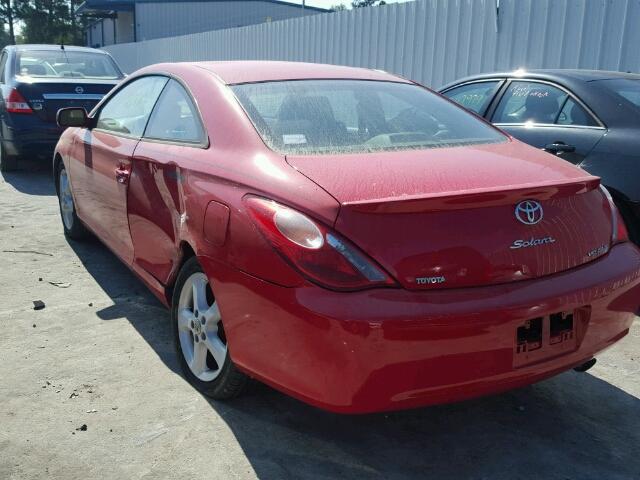 4T1CA30P84U037932 - 2004 TOYOTA CAMRY SOLA RED photo 3