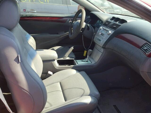 4T1CA30P84U037932 - 2004 TOYOTA CAMRY SOLA RED photo 5