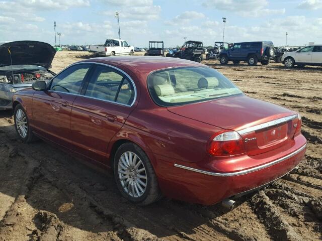 SAJWA01B06HN57784 - 2006 JAGUAR S-TYPE 4.2 RED photo 3