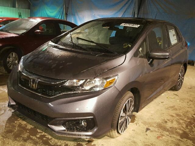 3HGGK5H8XJM710622 - 2018 HONDA FIT EX CHARCOAL photo 2