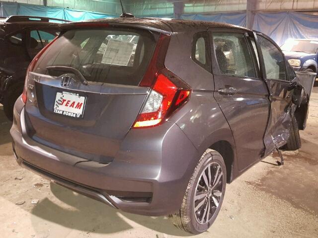 3HGGK5H8XJM710622 - 2018 HONDA FIT EX CHARCOAL photo 4