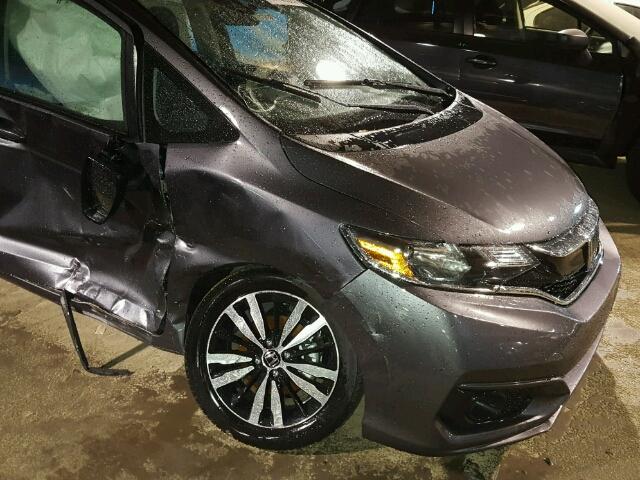 3HGGK5H8XJM710622 - 2018 HONDA FIT EX CHARCOAL photo 9