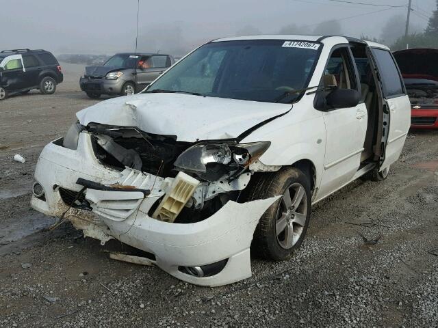 JM3LW28J660563607 - 2006 MAZDA MPV WAGON WHITE photo 2