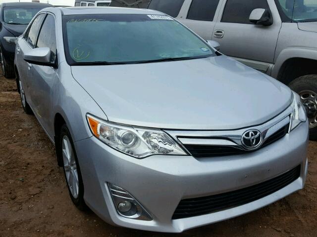 4T4BF1FK1CR266244 - 2012 TOYOTA CAMRY SILVER photo 1