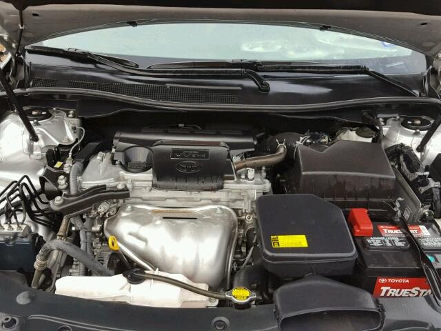 4T4BF1FK1CR266244 - 2012 TOYOTA CAMRY SILVER photo 7