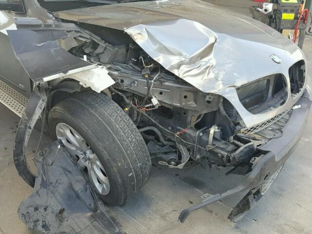 5UXFE83508L166951 - 2008 BMW X5 4.8I GRAY photo 9