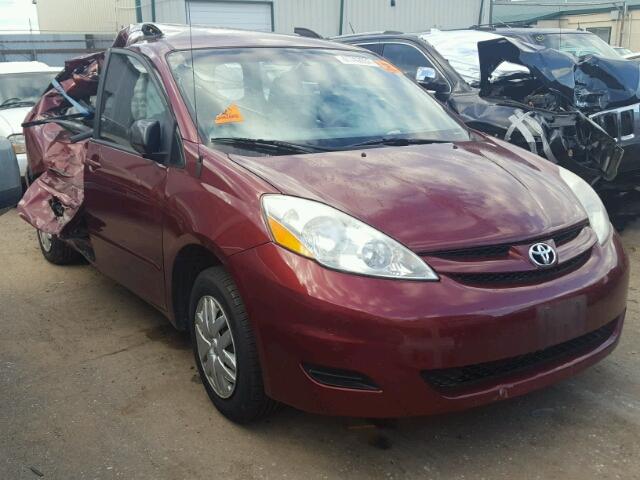 5TDZK23C79S248050 - 2009 TOYOTA SIENNA MAROON photo 1