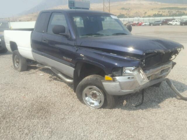 1B7KF2367WJ229989 - 1998 DODGE RAM 2500 BLUE photo 1