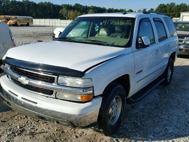 1GNEC13Z43R171001 - 2003 CHEVROLET TAHOE WHITE photo 2