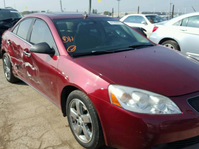 1G2ZG57N084305797 - 2008 PONTIAC G6 RED photo 1