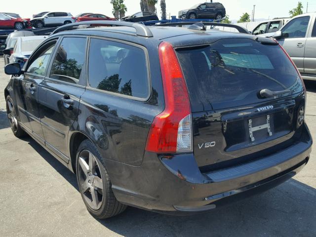 YV1MW390082411333 - 2008 VOLVO V50 2.4I BLACK photo 3