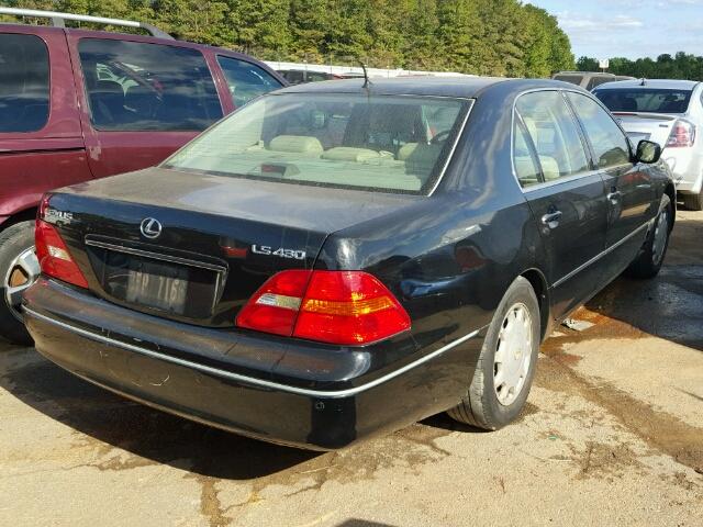 JTHBN30F030095999 - 2003 LEXUS LS 430 BLACK photo 4